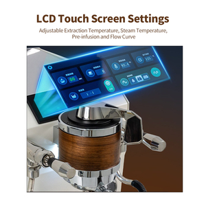 Macchina per <span class=keywords><strong>Caffè</strong></span> Espresso Commerciale Semi-Automatica Italiana con Controllo Touch PID e Singolo Boiler, Best Seller - Product Image 4