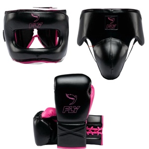 RTS Wholesale Price High Quality FLY Boxing Set With Pure Cowhide Leather Professional Fighting <b>Training</b> & Sparring Set AS-SP-06 - Product Image 2