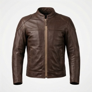 Veste de moto en cuir véritable pour homme de qualité supérieure, nouvelle arrivée, vestes de moto d'hiver, protections amovibles, personnalisables - Product Image 1