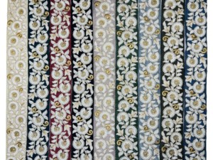 Garniture en dentelle Jacquard faite à la main Broderie florale de qualité supérieure Robes ethniques décontractées de luxe Boho Romantique Simple Fantaisie Traditionnelle - Product Image 2