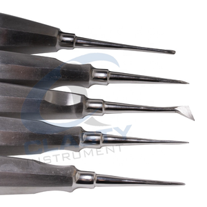 Kit d'instruments chirurgicaux dentaires, outils manuels en argent, poignée ergonomique, classe I, certifié CE, CLASTY INSTRUMENT - Product Image 6