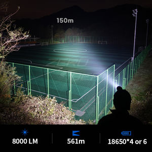 Lampe frontale LED rechargeable ZeroBeam H50, réglable, haute qualité, étanche, éclairage large, 8000 lumens, pour une utilisation active de nuit - Product Image 3