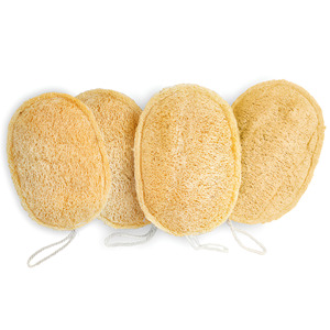 Household cleaning products loofah dish <b>scrubber</b> sponges eco friendly non-scratch pads for pans - Product Image 1