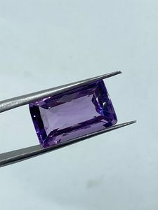 Pierre brute d'améthyste naturelle de haute qualité, taille baguette, 7,99 carats, 10x16,50 mm, pour la fabrication de bijoux - Product Image 5