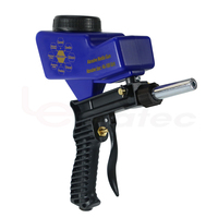 LEMATEC Mini sablage à air pour éliminer la rouille, la peinture, la saleté, le sable, pistolet à sablage abrasif, pistolet à soude