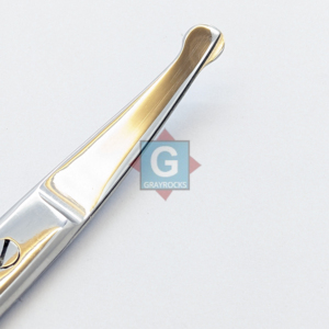 Tijeras Nasales y Amigdalinas de Acero Inoxidable de 195 mm para Cirugía General, Instrumento Manual de Clase I con Certificación CE - Product Image 6