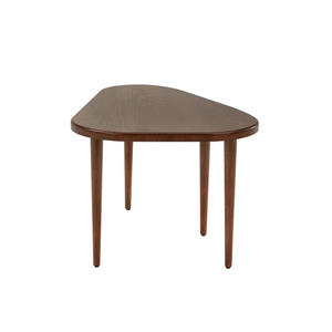 โต๊ะกาแฟซ้อนไม้แบบทึบและแบบวิศวกรรมพื้นผิวรูปทรงหยดน้ำตาและขาเรียว - Product Image 5