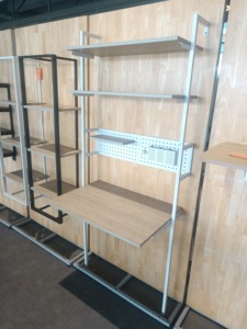<b>Modern</b> Wood Panel Ladder Bookcase Wall Mounted Storage <b>Shelf</b> Display Rack for Living Room Home Office Student Book Case Factory - Product Image 5