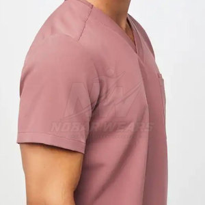 Blouse de travail médicale légère pour hommes, idéale pour les médecins, les infirmières et le personnel de clinique, avec design personnalisé et approvisionnement en gros - Product Image 4