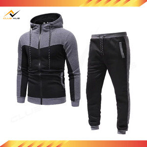 High Sale Custom Unisex Soccer Track Suit Logo Zip Breathable Autumn Lightweight <b>Polyester</b>/Cotton Jogging <b>Hoodies</b> Solid - Product Image 3