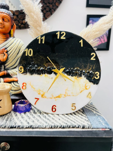 Luxury Designer Resin Epoxy River <b>Clock</b> Handmade Wooden <b>Decorative</b> <b>Wall</b> <b>Clock</b> for Living Room Bedroom and Dining Area <b>Decor</b> - Product Image 2