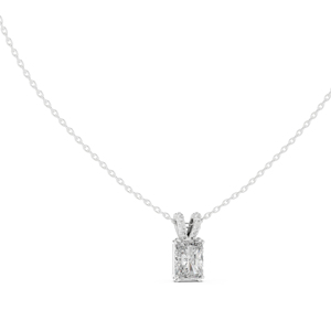 Colgante de Diamante Cultivado en Laboratorio, Radiante y Redondo, en Oro Amarillo de 14K para Mujer |   Ropa de Oficina |   Diamante Cultivado Nuevo - Product Image 3