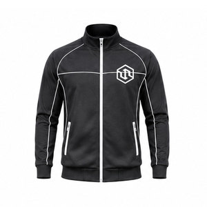 Ensemble de survêtement de sport de luxe pour homme |   Veste de sport tendance, pantalon de jogging |   Hiver 100% polyester léger à séchage rapide - Product Image 3