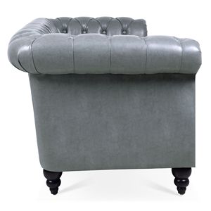 Divano Chesterfield a 3 posti con braccioli arrotolati da 84,65 pollici per soggiorno - Product Image 6