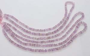 ลูกปัดอะมีทิสต์สีชมพูทรงสี่เหลี่ยมขนาด 4-5 มม. ลูกปัดอะมีทิสต์สีชมพูทรงเหลี่ยมเรียบเนียน ขนาด 16 นิ้ว อะมีทิสต์ธรรมชาติ - Product Image 5