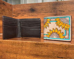 2025กระเป๋าสตางค์แบบพับสองทบทำจากหนังแท้สำหรับผู้ชายหนังวัวแท้ความจุขนาดใหญ่ที่หรูหรามีช่องใส่บัตรหลายช่อง - Product Image 6