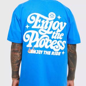 Camiseta Personalizada para Hombre, Corte Regular, 100% Algodón, Ecológica, Transpirable, Estilo Urbano, Fabricante Mayorista OEM - Product Image 2