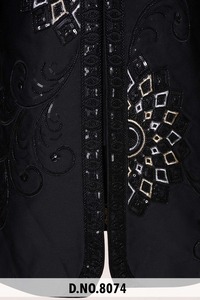 Sherwani Premium pour Homme, Sur Mesure, Traditionnel, Longueur Genou, Imprimé Numérique, Infroissable, Col Mandarin, Idéal Mariage et Cérémonies - Product Image 6