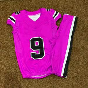 Uniformes de Fútbol Americano Personalizados con Sublimación, Precio de Fábrica, MOQ Bajo, Transpirables, Unisex - Product Image 6