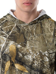 Sweat-shirt à capuche Realtree Camo pour homme, 100% polyester respirant, vêtements de chasse, pêche, camouflage extérieur - Product Image 4