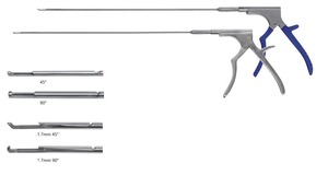 คีมคีบกระดูกแบบพรีเมียม ขนาด 5.5 มม. มุม 40 องศา ยี่ห้อ Kerrison Rongeur ใช้แรงมือ ขนาด 10 มม. สำหรับการผ่าตัดผ่านรูกระดูก - Product Image 2