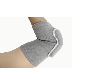 Soporte de Codo Ajustable con Cierre de Gancho y Bucle, Espuma Transpirable Rosa y Gris para Fútbol y Fitness, Unisex - Product Image 2