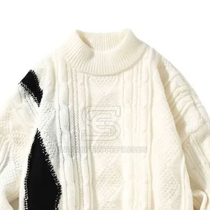 Fashion Knit <b>Men</b> Sweaters Warm <b>Pullover</b> For <b>Men</b> Casual Outings Office And Winter Use Durable Knit <b>Men</b> Sweaters - Product Image 6