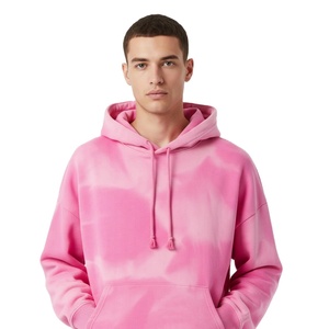 Survêtement pour homme personnalisé, lourd, délavé à l'acide, effet décoloré par le soleil, sweat-shirt à capuche, 100% coton, molleton, style pantalon ample, survêtements pour homme - Product Image 4