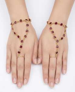 ชุดกำไลข้อมือหินอาเกตเคลือบทองลายโฮโลแกรม สไตล์ทันสมัย พร้อมสร้อยเชื่อมสำหรับงานแต่งงานและเป็นของขวัญ - Product Image 1
