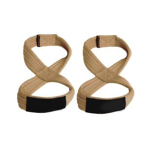 Superior Quality Adjustable Customized Cowhide Leather Durable Non-Slip Lightweight Lifting Strap <b>Weight</b> <b>Wrist</b> Custom Logo - Product Image 1