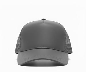 Premium Genuine Cowhide Leather Trucker Cap – Breathable Mesh Back Adjustable Baseball <b>Hat</b> - Product Image 1