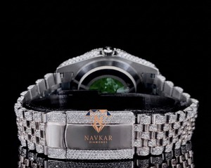 Montre en argent sterling 925 avec diamants Moissanite, best-seller, pour les vacances d'été à la plage, disponible en quantité en gros - Product Image 3
