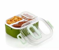 Boîte à lunch rectangulaire premium pour l'école, anti-fuite, avec fermeture à clip, grande capacité pour enfants, exportateur d'Inde, prix de gros