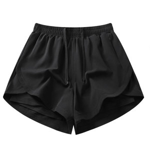 Shorts de sport respirants à séchage rapide pour femmes, en spandex haute élasticité, avec cordon de serrage, logo personnalisé, 160g, pour la course à pied (vente en gros) - Product Image 2