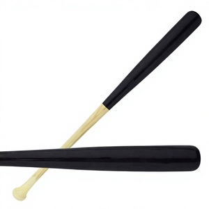 Bate de Béisbol de Madera, Bate de Entrenamiento de Madera Sólida con Mango Negro, Bate de Práctica para Jóvenes y Adultos - Product Image 4