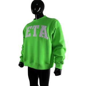 เสื้อสเวตเชิ้ตคอกลมสีแดงเข้ม Zeta ผ้าฝ้าย 100% ทรงปกติ ใส่ได้ทั้งชายและหญิง สไตล์ลำลอง พิมพ์ลายตัวอักษรด้านหน้า - Product Image 5