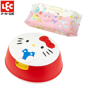 Lec Japan - Paquete de Recarga de Toallitas Húmedas No Tejidas para Limpieza del Hogar con Ilustraciones de la Famosa Gatita de Dibujos Animados, 80 Unidades - Product Image 1