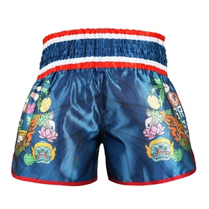 Pantalones Cortos de Muay Thai OEM para Competición, Ropa Deportiva Personalizada, Pantalones Cortos de Boxeo Premium para Atletas y Equipos Profesionales - Product Image 2