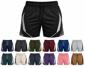 Shorts de sport en toile vert olive pour homme, séchage rapide, avec cordon de serrage à la taille, longueur mi-cuisse, pour entraînement et gym, écologiques - Product Image 5