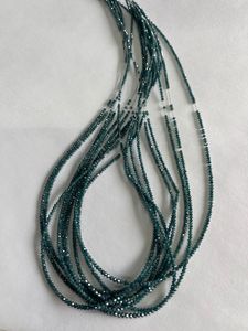 Cuentas Facetadas de Diamante Azul Natural, Certificadas por IGI, para la Elaboración de Joyas - Product Image 3