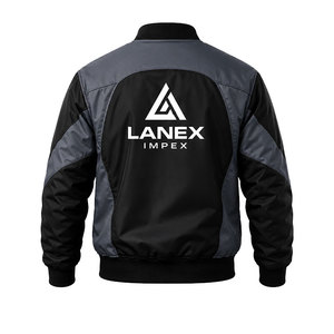 Custom Men's Bomber <b>Jacket</b> Windproof <b>Zip</b> <b>Up</b> Casual Winter <b>Jacket</b> Lightweight Polyester Outdoor Fashion Varsity <b>Jacket</b> OEM ODM - Product Image 3