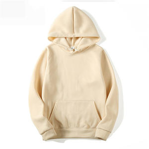 Sudadera con Capucha Rosa Unisex de Forro Polar 100% Algodón, Bordada, Lisa, Teñida, Casual, de Invierno, Ajuste Oversize, con Bolsillo, Tejida - Product Image 2