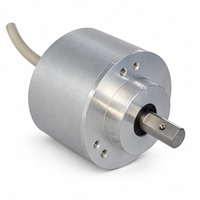 Encodeur rotatif incrémental à arbre massif de 10 mm, 120 P/R, 6000 tr/min, IP67