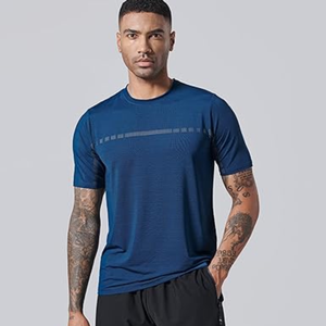 Camisetas Deportivas de Cuello Redondo de Secado Rápido para Hombre – Camisetas de Manga Corta para Gimnasio, Running y Entrenamiento, al por Mayor - Product Image 3