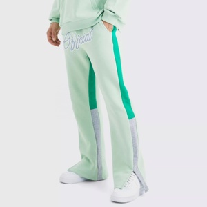 Ensemble de survêtement hiver Econex Sports 2025 avec pantalon évasé, imprimé uni, anti-rétrécissement, grande taille, éco-responsable - Product Image 4