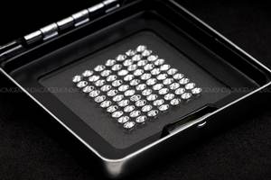 Juego de Anillo, Pendientes y Colgante con Diamante Cultivado en Laboratorio de Corte Ovalado de 5.0 x 3.5 mm, Certificado por IGI - Product Image 4