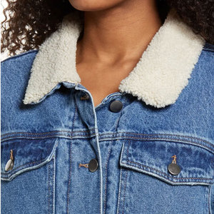 New Wholesale High Quality Breathable Women Jeans <b>Denim</b> <b>Jacket</b> Top Quality <b>Lightweight</b> Women Plain Dyed <b>Denim</b> <b>Jackets</b> - Product Image 6