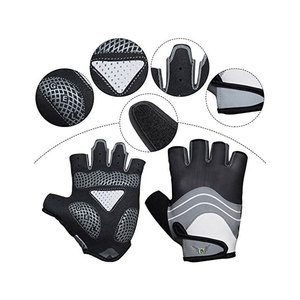 OEM ODM Factory Supply Custom Colors Logo and Private Label Service Cycling Gloves Half <b>Finger</b> Anti Slip Mountain <b>Bike</b> Gloves - Product Image 2