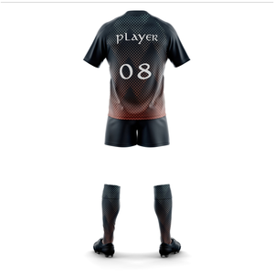 High Quality Wholesale Cheap Customized Unisex American Football Jersey <b>Heat</b>-Transfer Printed Rugby Uniform Sets Quick Dry - Product Image 2