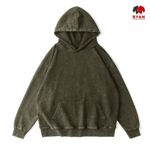 Sweat à capuche pour homme Ryan Pro Gear avec logo personnalisé sur le devant, style pull-over, respirant, coupe régulière, hiver, conception ODM OEM - Product Image 1
